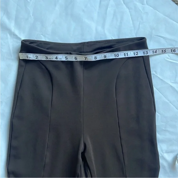 ALO Yoga Brown flare zip Leggings - Picture 5 of 11